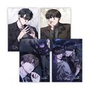 [特典贈呈] 韓国キャラクターグッズ 「ハンターは静かに暮らしたい」 公式グッズ A5 イラスト色紙 4種セット (予約 発売日：2025.10.31以後)