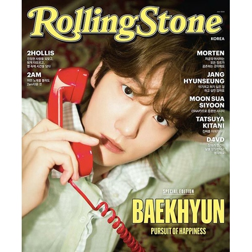 ベクヒョンのフォトカード贈呈] 韓国芸能雑誌 Rolling Stone