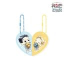 （先払いのみ）韓国キャラクターグッズ 「危険なコンビニ」 公式グッズ ウエディング SD マグネット カップルキーリング セット