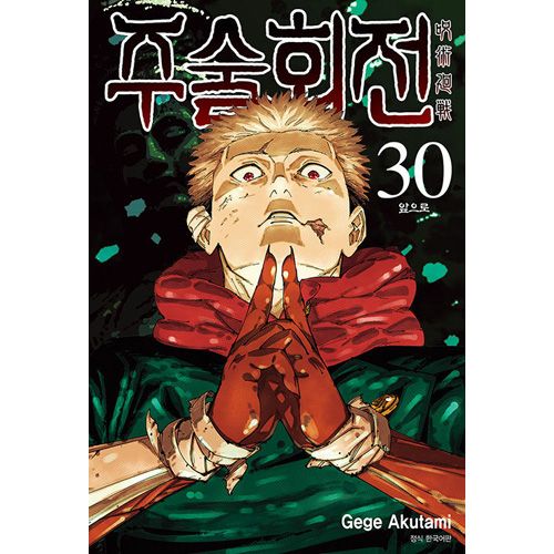 韓国語版・コミック 呪術廻戦 3 韓国語版)日本マンガ 呪術廻戦 30 特装版 (予約 発売日