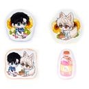 （先払いのみ）韓国キャラクターグッズ 「フリンのきつね飲料」 公式グッズ クッション (4種1択)