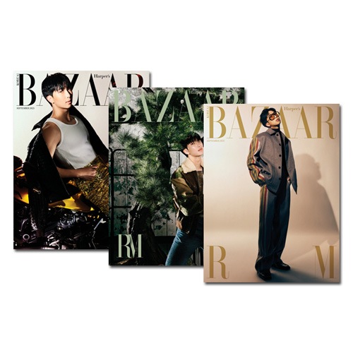 3種セット] 韓国女性雑誌 BAZAAR (バザー) 2025年 9月号 (防弾