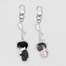 （先払いのみ）韓国キャラクターグッズ 「日刊バイト」 公式グッズ アクリルキーリング
