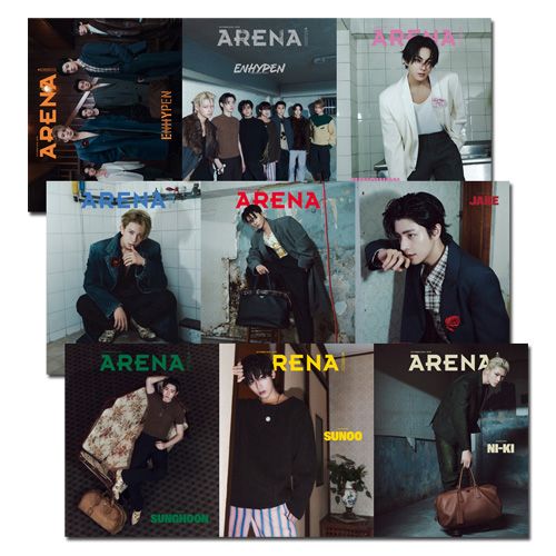 9種セット／付録ポスター] 韓国男性雑誌 ARENA HOMME+ (アリーナ