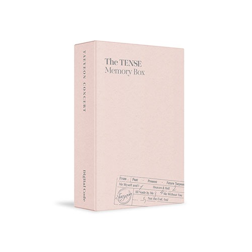 韓国音楽 少女時代のテヨン CONCERT [The TENSE] Memory Box