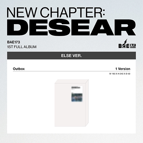 韓国音楽 BAE173 (ビーエーイー173) - 1集 「NEW CHAPTER : DESEAR