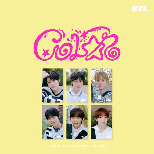 先払いのみ）韓国スターグッズ NCT WISH [COLOR] EZL 交通カード (6種1