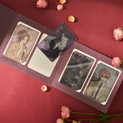 ⭐︎美品☆枯れた花に涙を 韓国版　特典　フォトカード トレカ イラストカード付き ⭐︎美品☆枯れた花に涙を 韓国版 特典 フォトカード トレカ