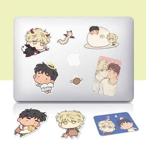 韓国キャラクターグッズ 「神の授かり方」 ビックステッカー (2種1択