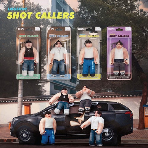 LNGSHOT shot callers キャラクターバージョン オユル 4種セット] 韓国音楽 LNGSHOT (ロングショット) 1st EP「SHOT CALLERS