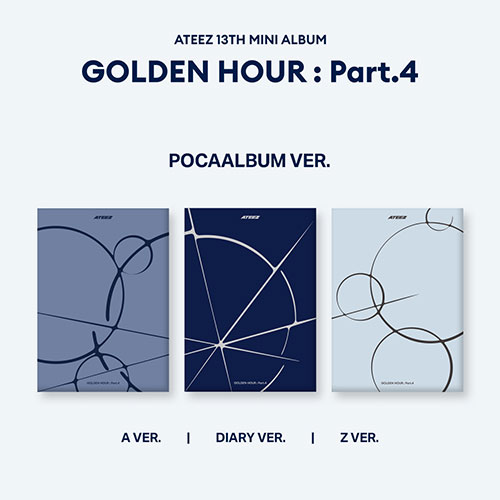 [3�糧�å�] �ڹ񲻳� ATEEZ (�����ƥ�����) - 13th �ߥ˥���Х� ��GOLDEN HOUR : Part.4�� POCA ALBUM (�С������3�糧�å�)