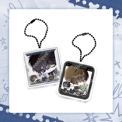 特典贈呈] 「十八歳のベッド」 アクリル シェーカーキーリング (2種1択