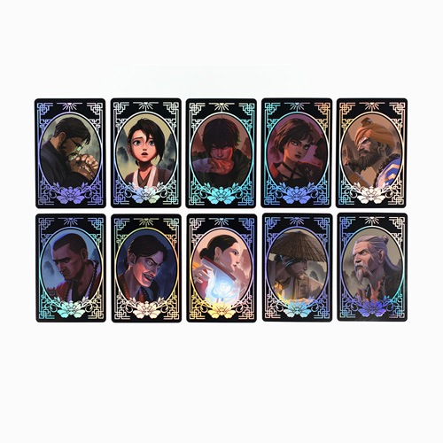 アニメ映画 「退魔録」 ホログラム箔 フォトカード10種セット