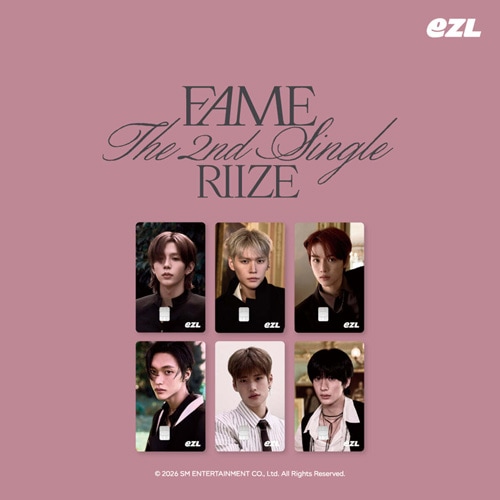 RIIZE fame kms トレカ 中国限定 6枚セツト A The 2nd Single『Fame』を日本限定盤、日本限定特典付きで2025年12月19