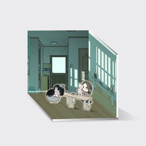 枯れた花に涙を」 ジオラマ アクリルスタンド | キャラクターグッズ