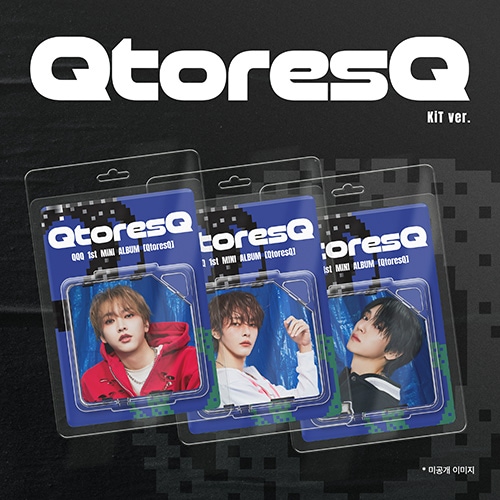 QQIQ アルバム4枚セット 歌詞カード付き 3種セット] 韓国音楽 QQQ - 1st ミニアルバム 「QtoresQ」 KiT Ver