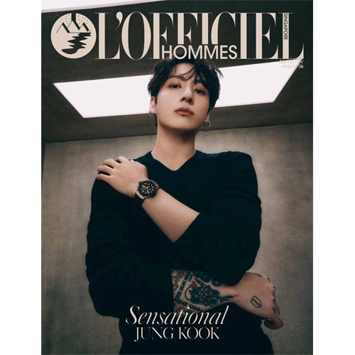 海外雑誌 L'OFFICIEL Singapore 2026年 3月号 BTSのジョングク表紙