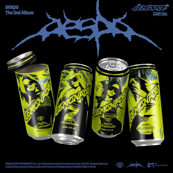 韓国音楽 aespa (エスパ) - 2集 「LEMONADE」 CAN Ver. (ランダム発送