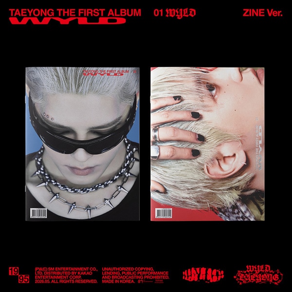 NCT NCT127 テヨンセット 2種セット] 韓国音楽 NCTのテヨン - 1集 「WYLD」 Zine Ver