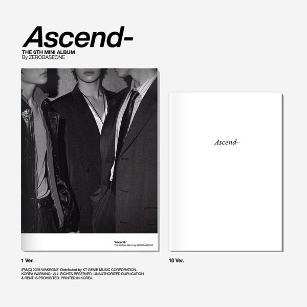 2種セット] 韓国音楽 ZEROBASEONE (ZB1) - 6th ミニアルバム 「Ascend
