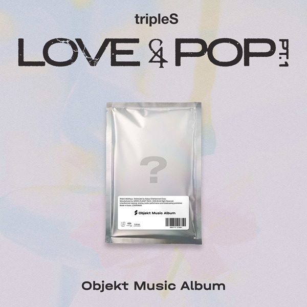 �ڹ񲻳� tripleS (�ȥ�ץ륨��) - 3�� ��LOVE��POP pt.1�� Objekt Music Album (ͽ�� ȯ������2026.06.04�ʸ�)
