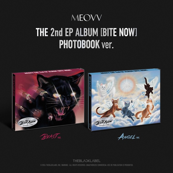 2種セット] 韓国音楽 MEOVV (ミヤオ) - 2nd EP 「BITE NOW」 PHOTOBOOK