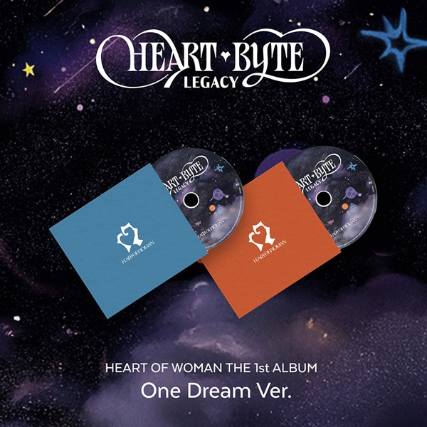 2種セット] 韓国音楽 HEART OF WOMAN - 1集 「Heart Byte : LEGACY