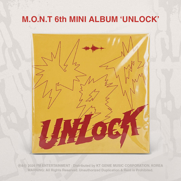 韓国音楽 M.O.N.T (モント) - 6thミニアルバム 「UNLOCK」 | CD 男性
