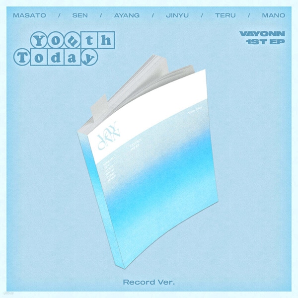 韓国音楽 VAYONN (ベイオン) - 1st EP 「Youth Today」 Record Ver