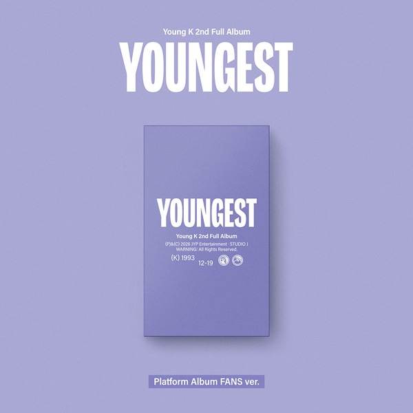 �ڹ񲻳� Young K (DAY6) - 2�� ��YOUNGEST�� Platform Album FANS Ver.