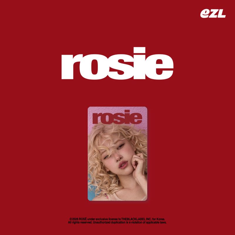 ロゼrosie BLACKPINKのロゼ [rosie] EZL 交通カード A Ver. | ☆ スターグッズ