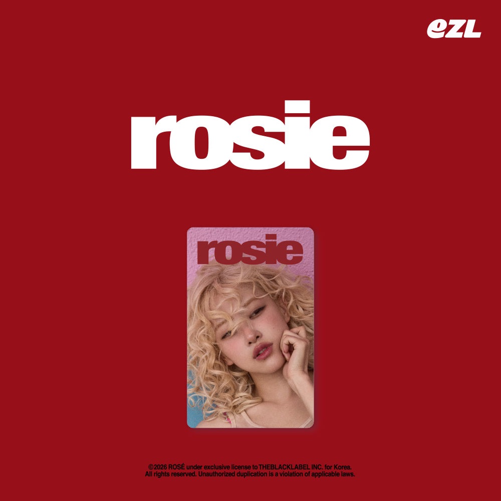 BLACKPINKのロゼ [rosie] EZL 交通カード A Ver. | ☆ スターグッズ