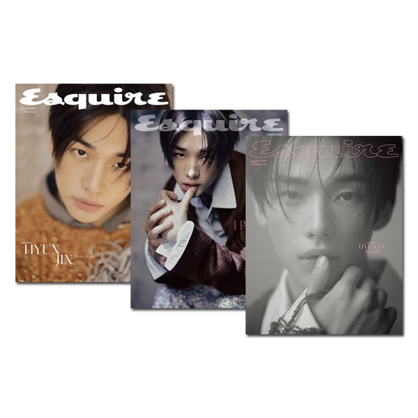 3種セット] 韓国雑誌 Esquire (エスクァイア) 2026年 11月号 (Stray