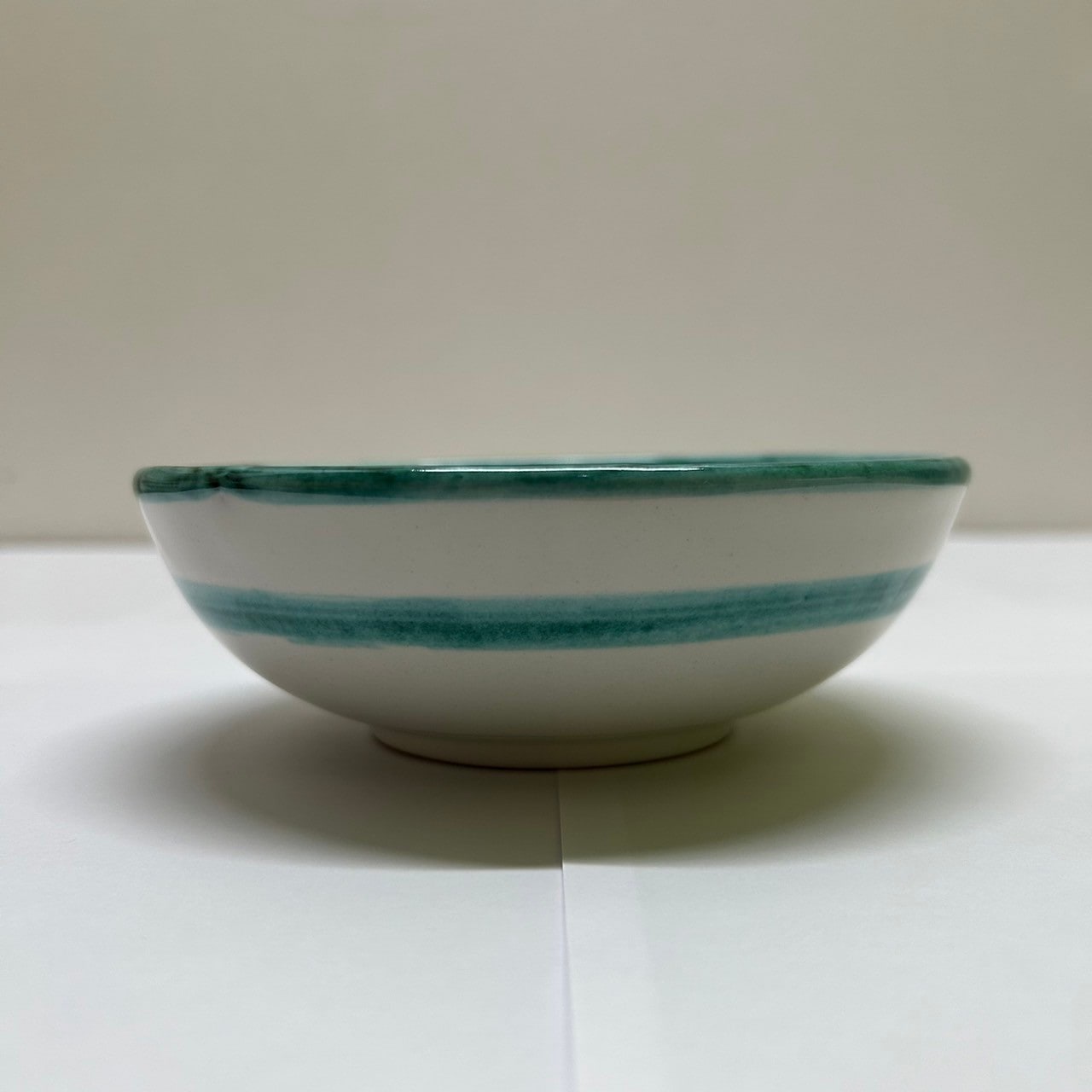 VIE166 ボウル皿 グリーン ダブルレモンフラワー | 南イタリア陶器