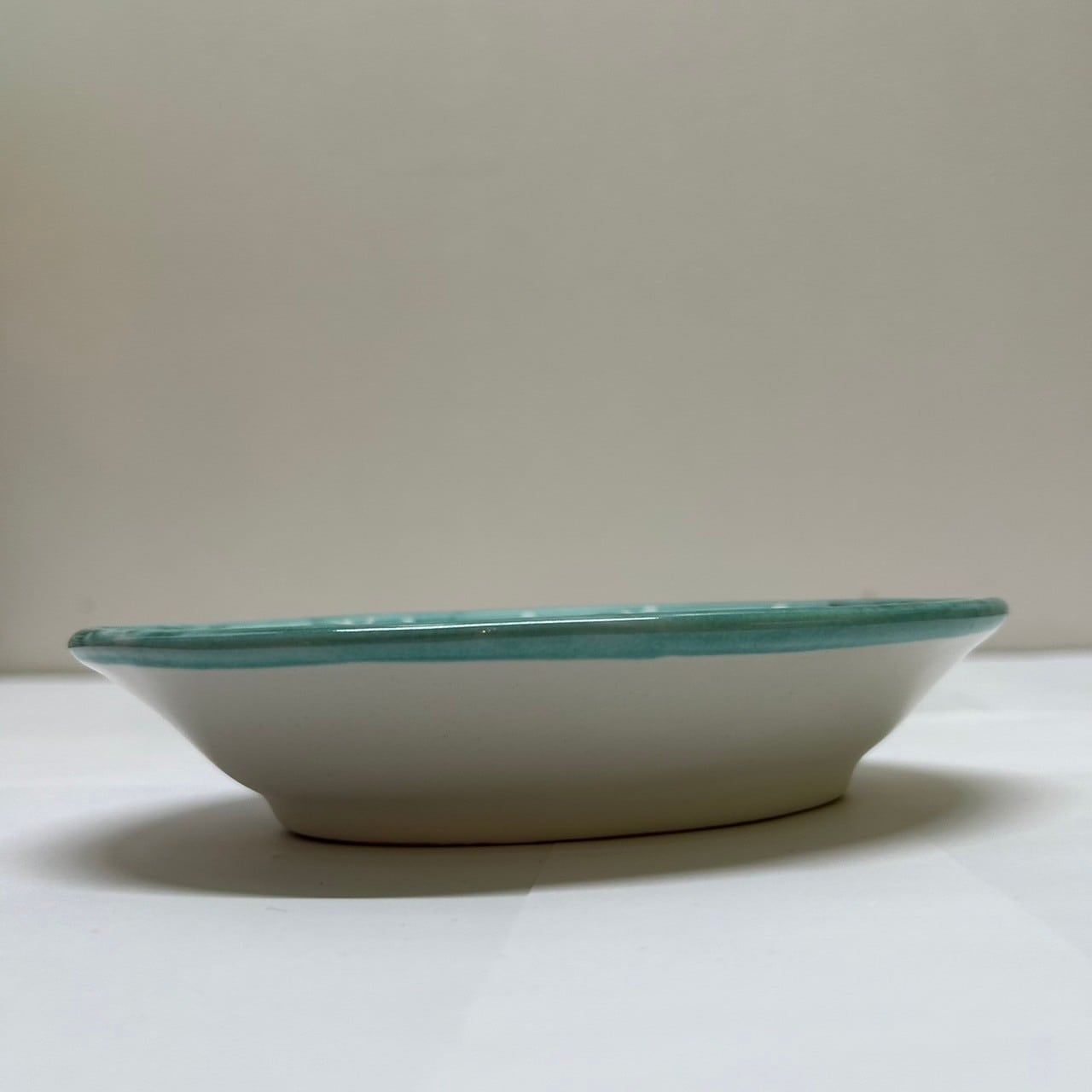 VIE252 ミニ楕円皿 カラフルグリーン家 | 南イタリア食器,ヴィエ