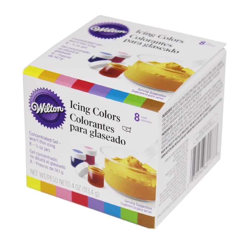 Wilton アイシング8カラーキット 0.5oz