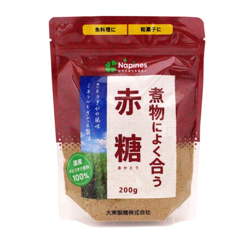 糖 大東製糖 赤糖 200g | 製菓材料の通販ならdanno flour & sugar shop