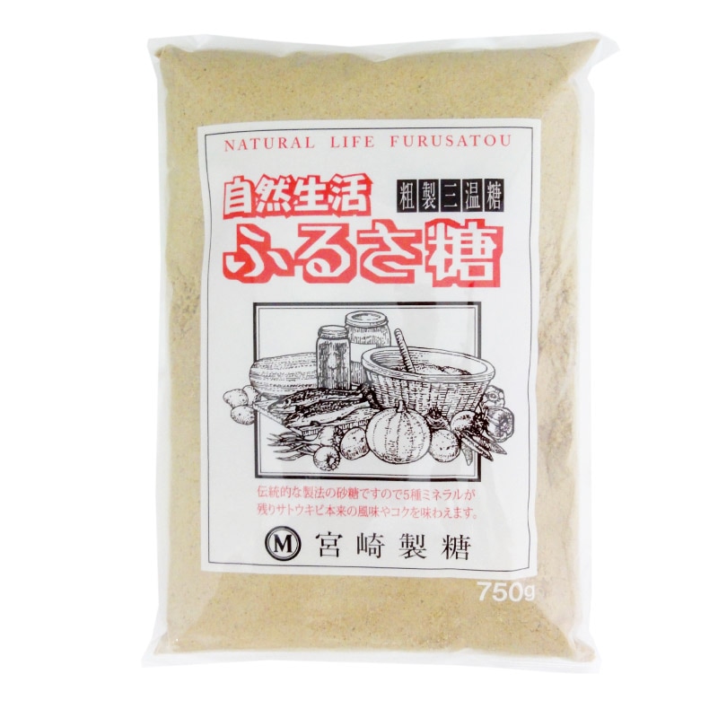 自然生活 ふるさ糖 750g | 製菓材料の通販ならdanno flour & sugar shop