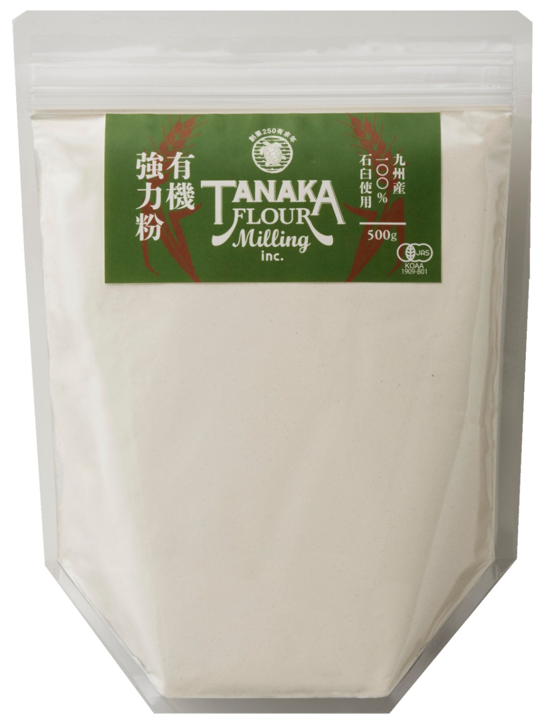 かめ印 九州産有機強力粉 500g | 製菓材料の通販ならdanno flour