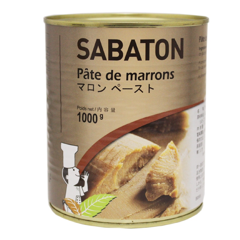 サバトン　マロンペースト1kg×4缶 SABATON マロンペースト 1kg | 製菓材料の通販ならdanno flour
