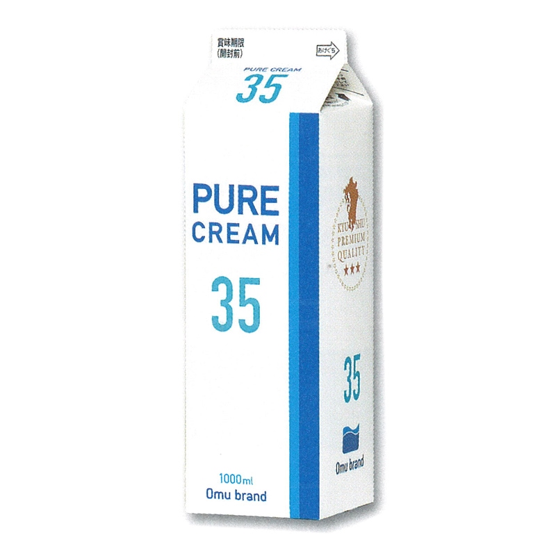 オーム乳業ピュアクリーム35 1000ml | 製菓材料の通販ならdanno flour
