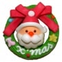 リースミニフェイス　1個入　　|飾り(クリスマス用)|デコレーション