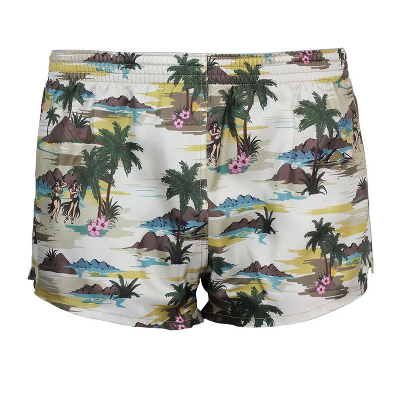 メンズ シルクトランクス - PALM ISLAND Beige パームアイランド