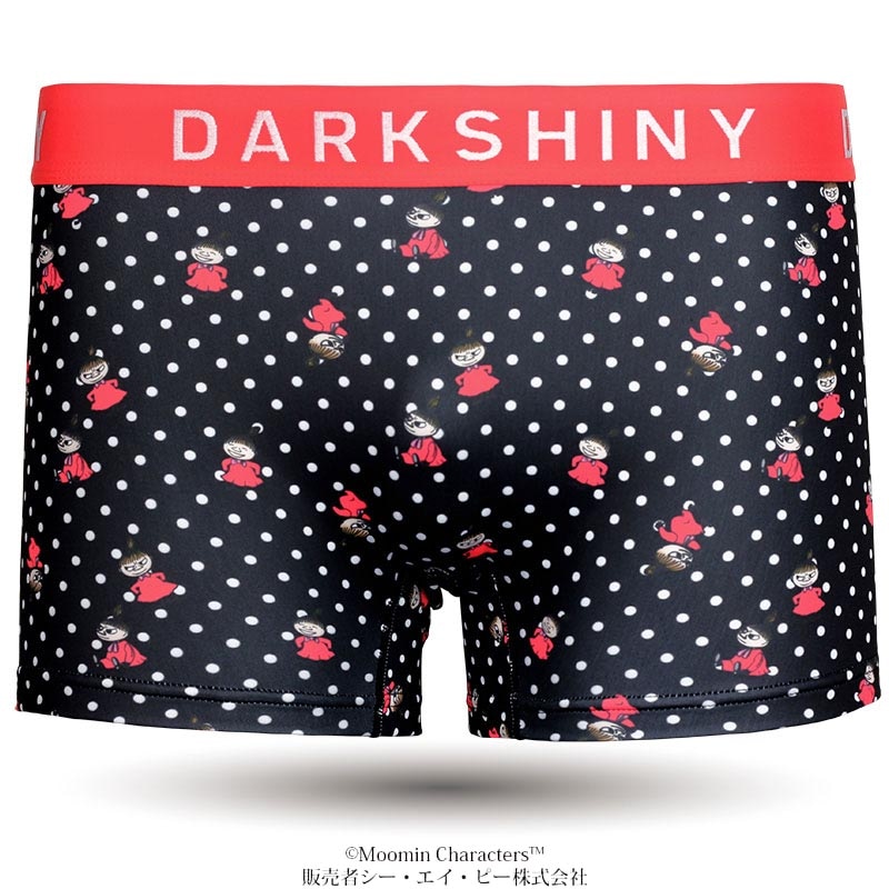 CREAM SODA★新品★ボクサーパンツL★赤黒&黄黒★ピンドラ★レア完売品 DARKSHINY ×MOOMIN コラボ ユニセックスボクサーパンツ