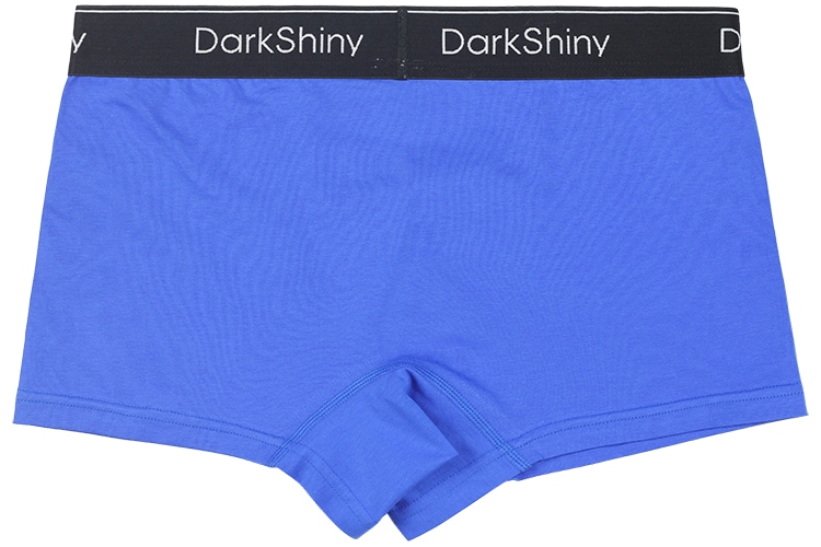 メンズパンツ 3本セット ブラック・ダークブルー・ライトブルー メンズ コットンクラシック ボクサーパンツ - Blue ブルー