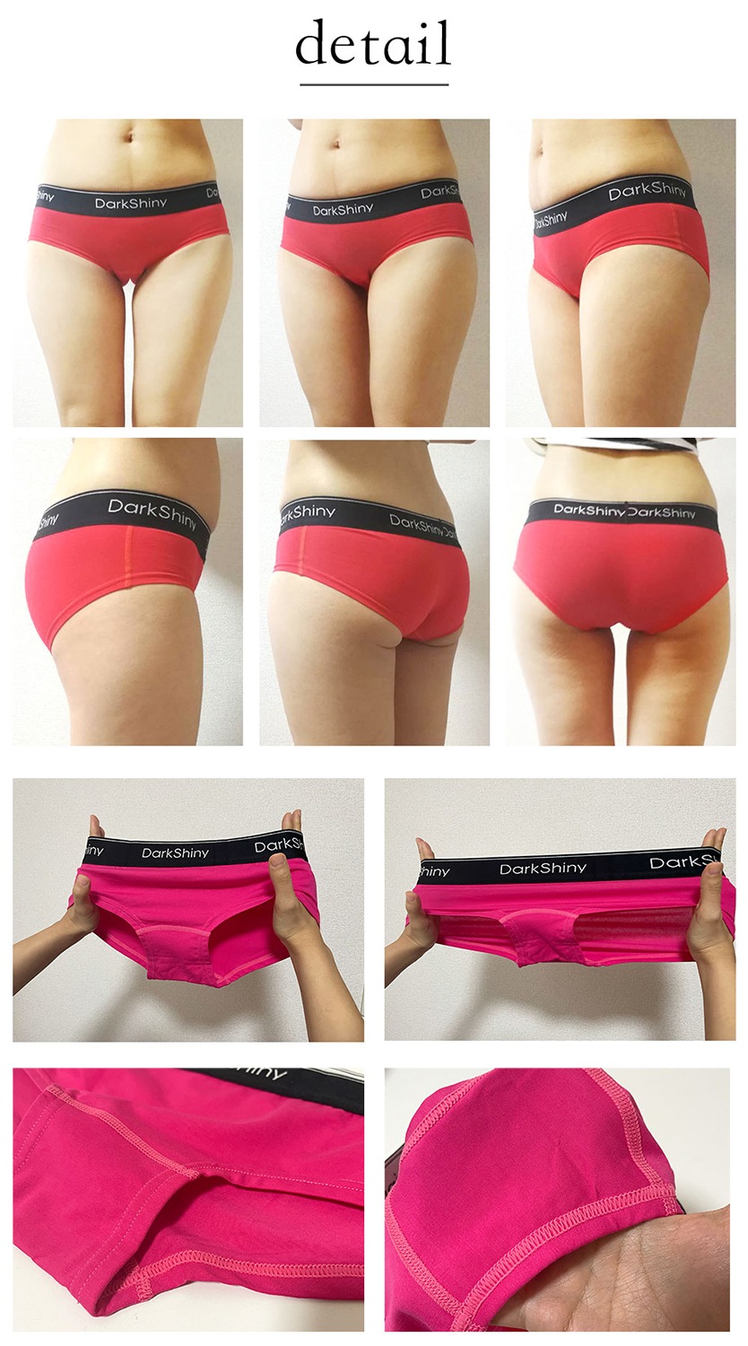 レディース コットンクラシック ボクサーパンツ - Beige ベージュ