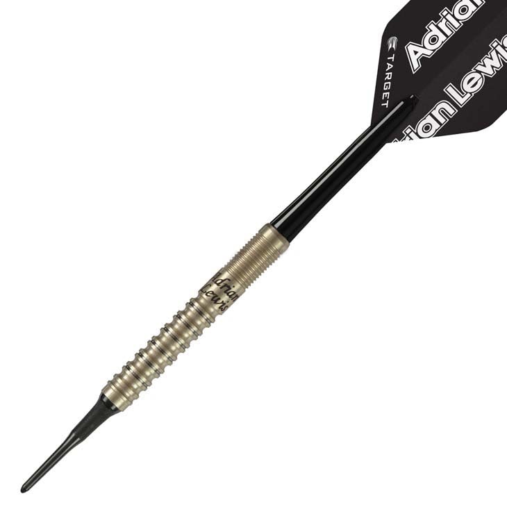 美品 TARGET Adrian Lewis ソフトダーツ サイン入り target】エイドリアンルイス ストレート adrian ターゲット