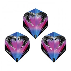 Red Dragon(åɥɥ饴) Hardcore Peter Wright Snake Black Transparent Dart Flights  ԡ饤ǥ롡( ե饤)