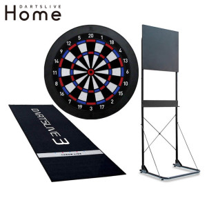DARTSLIVE  ダーツライブホーム マット・スタンド付属 ダーツボード セット ダーツライブ HOME & ダーツスタンド DARTSLIVE
