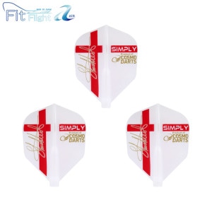 COSMO DARTS(�����������) Fit Flight��AIR��(�ե��åȥե饤�� ������) �� Steve West ver.3 �������� �ۥ磻�� ���ƥ����֡��������������ǥ롡(������ �ե饤��)